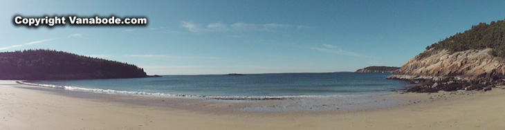 picture of sand beach acadia national park maine
