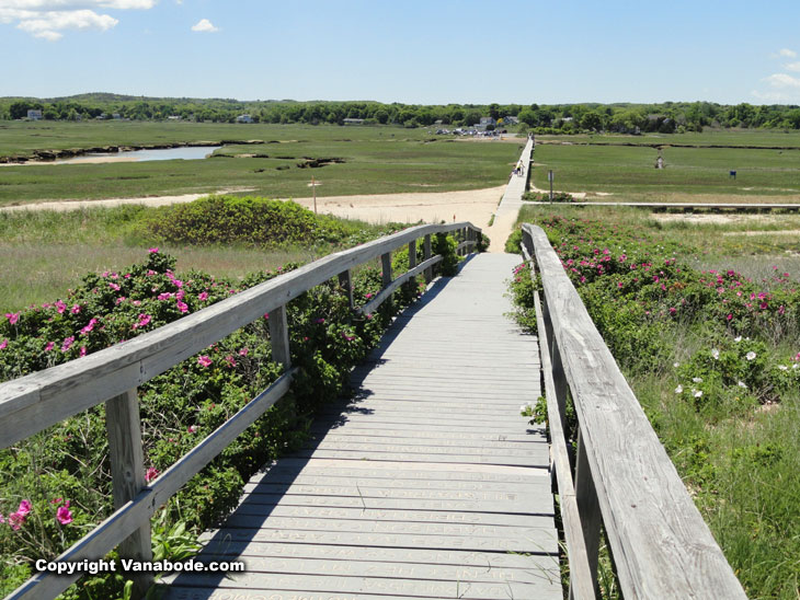 Boardwalk Beach Sandwich Massachusetts