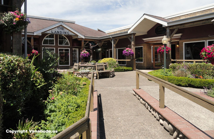 picture taken while walking through the art galleries in cannon beach