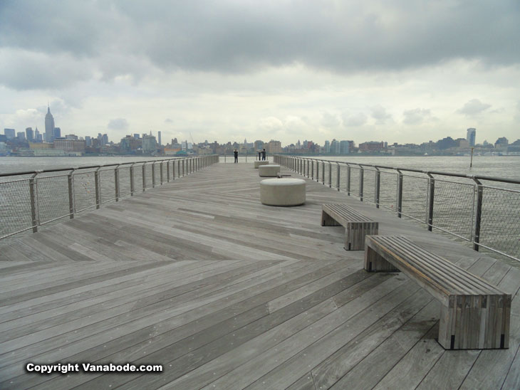 dock at park in hoboken new jersey