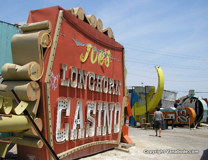 picture taken at las vegas graveyard