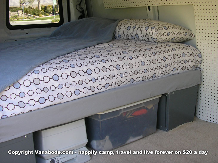 living in a van picture