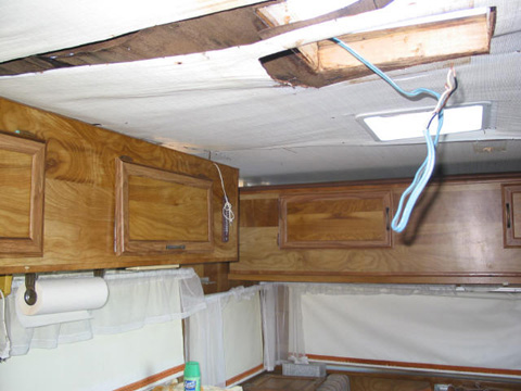 trailer floor damage repair picture