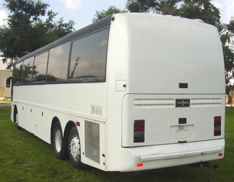 selling a van hool bus - back picture