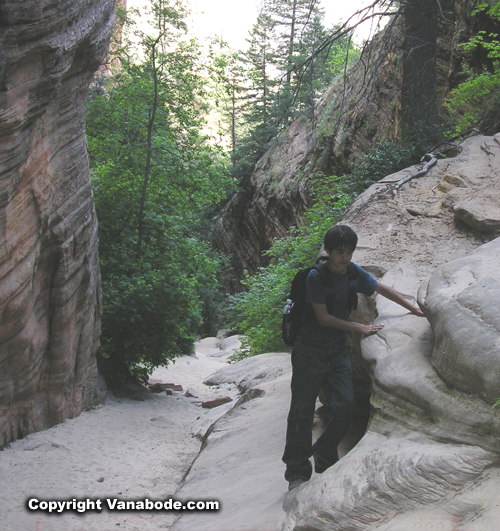 zion hidden canyon trail picture
